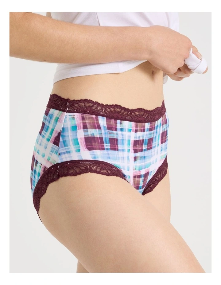 Everyday Lace Full Brief in Assorted image 3