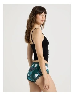 Everyday Lace Full Brief in Teal