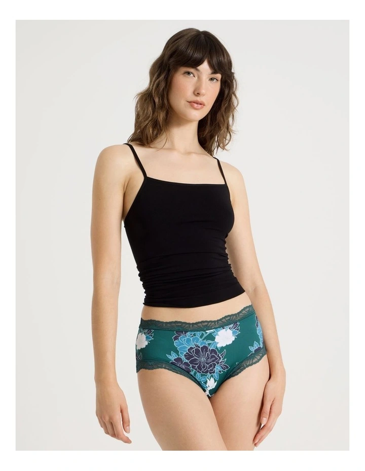 Everyday Lace Full Brief in Teal image 2