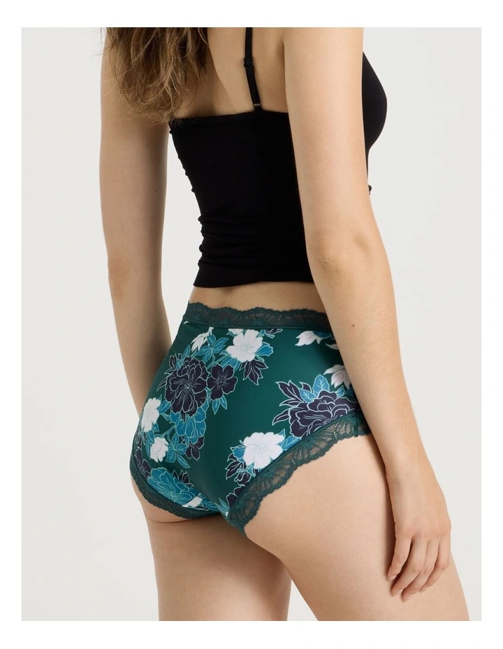 Everyday Lace Full Brief in Teal image 5