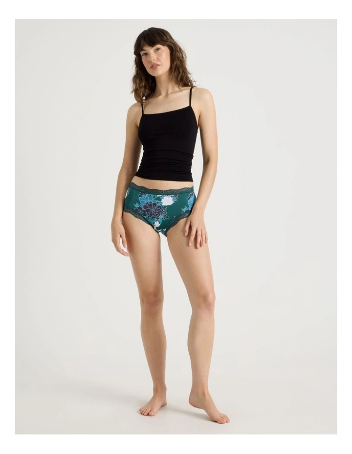 Everyday Lace Full Brief in Teal image 6