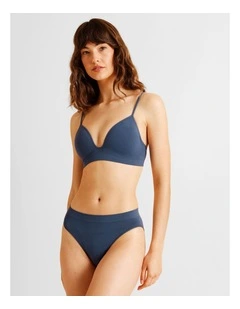 Seamless Hi Cut in Blue