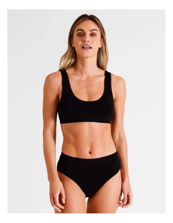 Seamless Full Brief in Black image 1