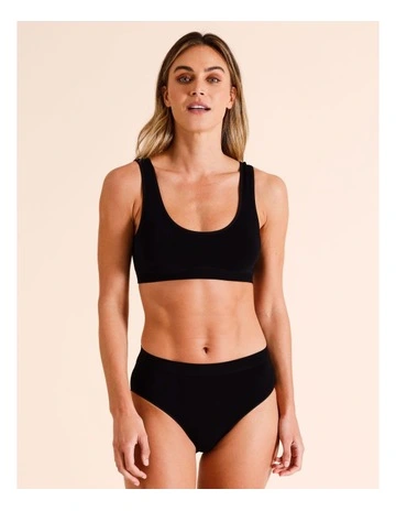 Seamless Full Brief in Black