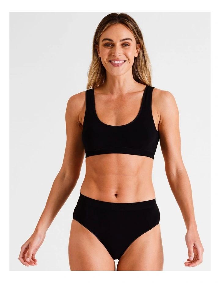Seamless Full Brief in Black image 3