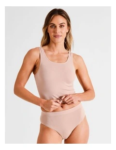 Seamless Full Brief in Beige