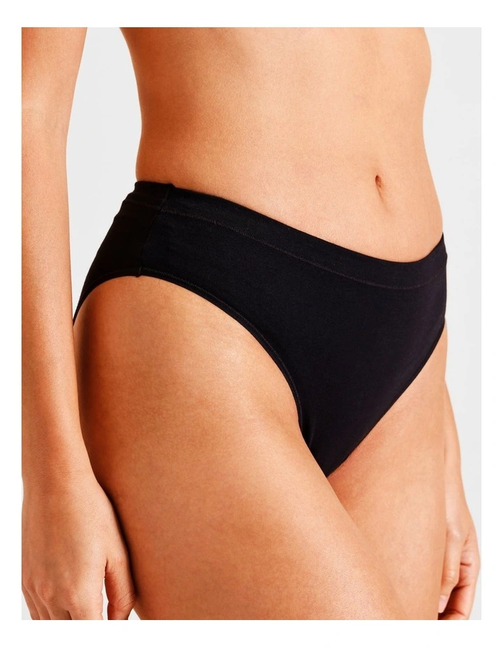 Essentials Hi Cut in Black image 2