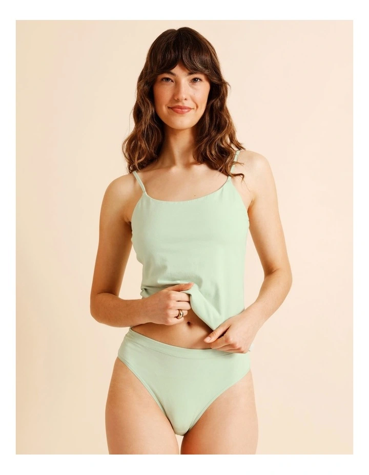 Essentials Hi Cut in Green image 1