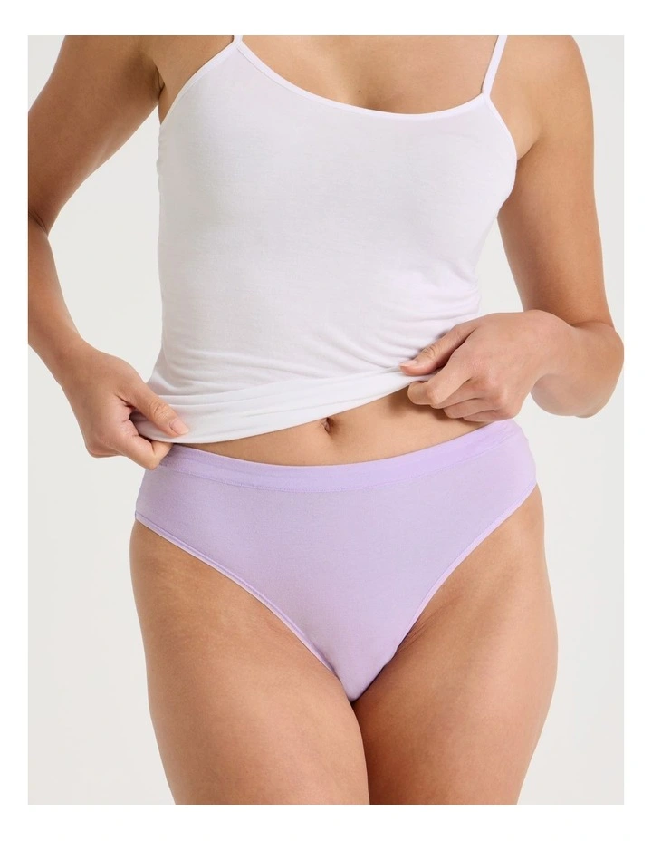 Essentials Hi Cut in Purple image 2