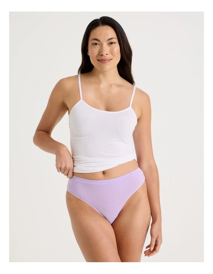 Essentials Hi Cut in Purple image 3