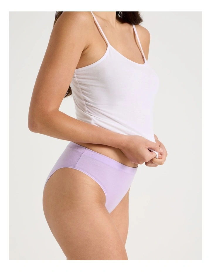 Essentials Hi Cut in Purple image 4