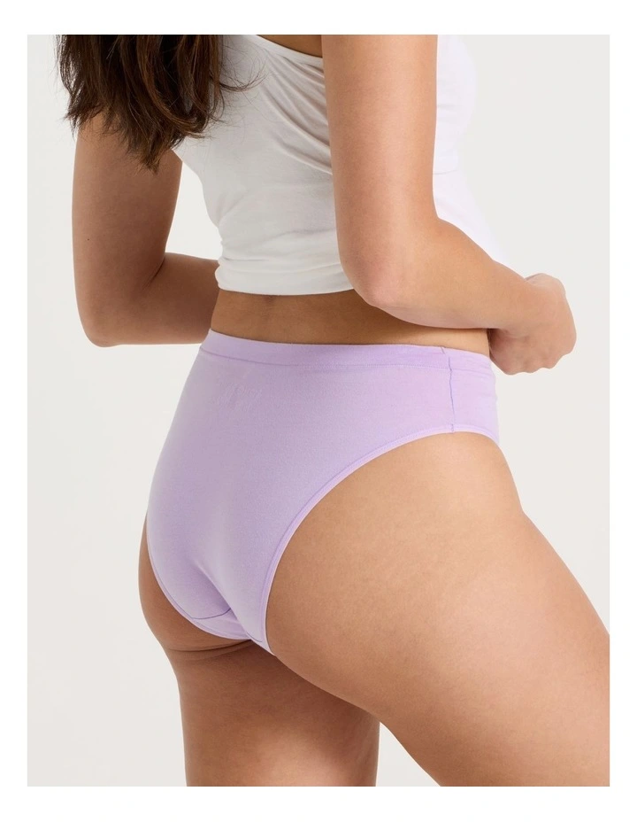 Essentials Hi Cut in Purple image 5