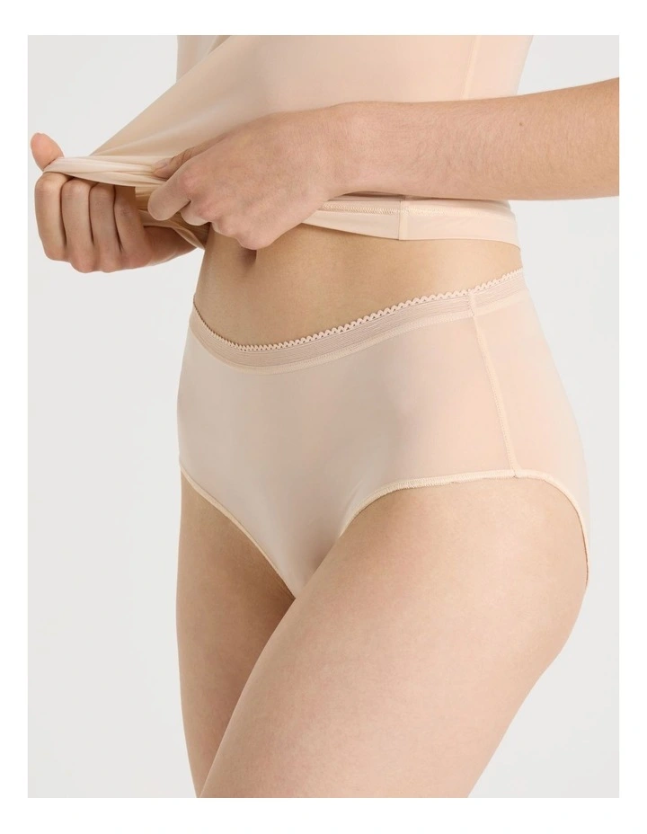 Ultra Light Full Brief in Beige image 3