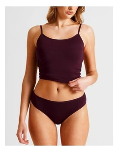 Modal High Cut Brief in Purple