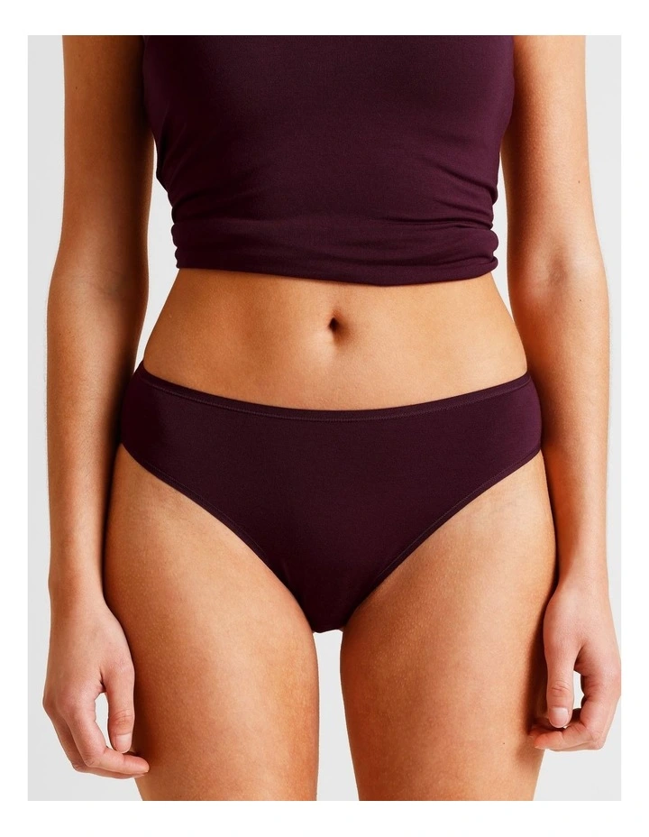 Modal High Cut Brief in Purple image 2