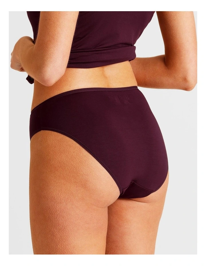 Modal High Cut Brief in Purple image 4
