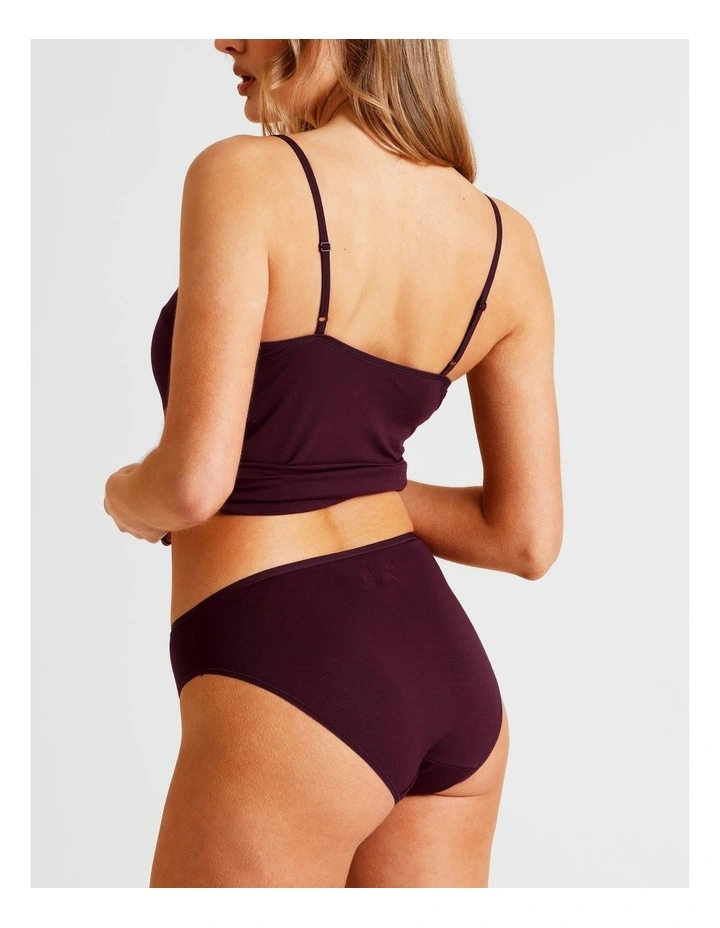 Modal High Cut Brief in Purple image 5