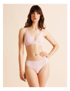 Modal High Cut Brief in Dust Pink