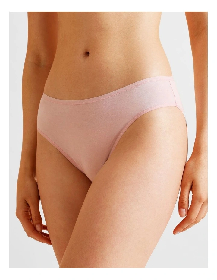 Modal High Cut Brief in Dust Pink image 3