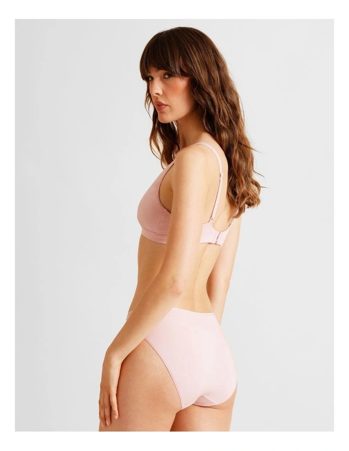Modal High Cut Brief in Dust Pink image 4