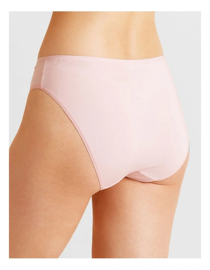Modal High Cut Brief in Dust Pink image 5