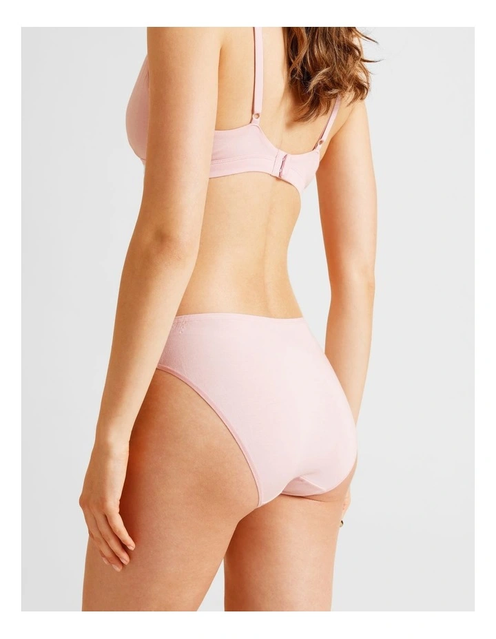 Modal High Cut Brief in Dust Pink image 6