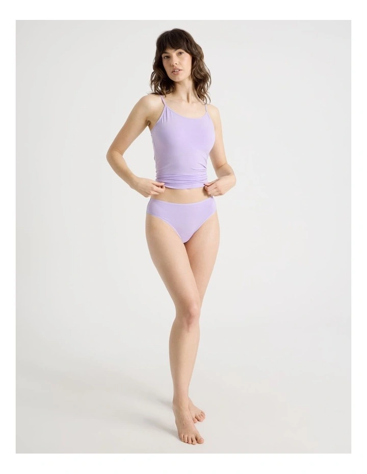 Modal High Cut Brief in Lilac image 5