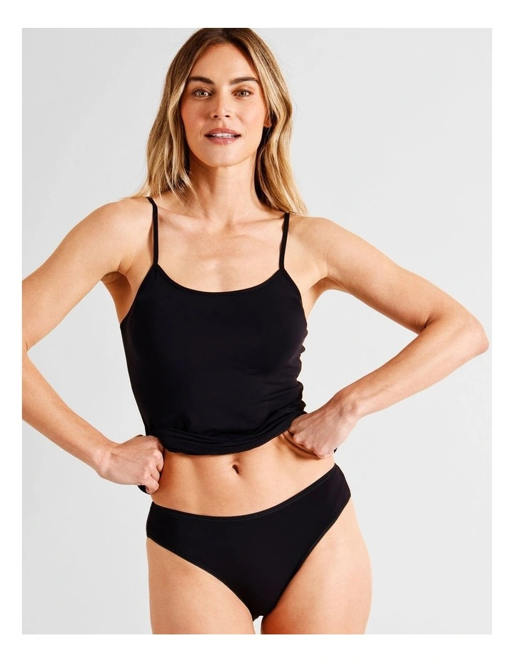 Modal High Cut Brief in Black image 4