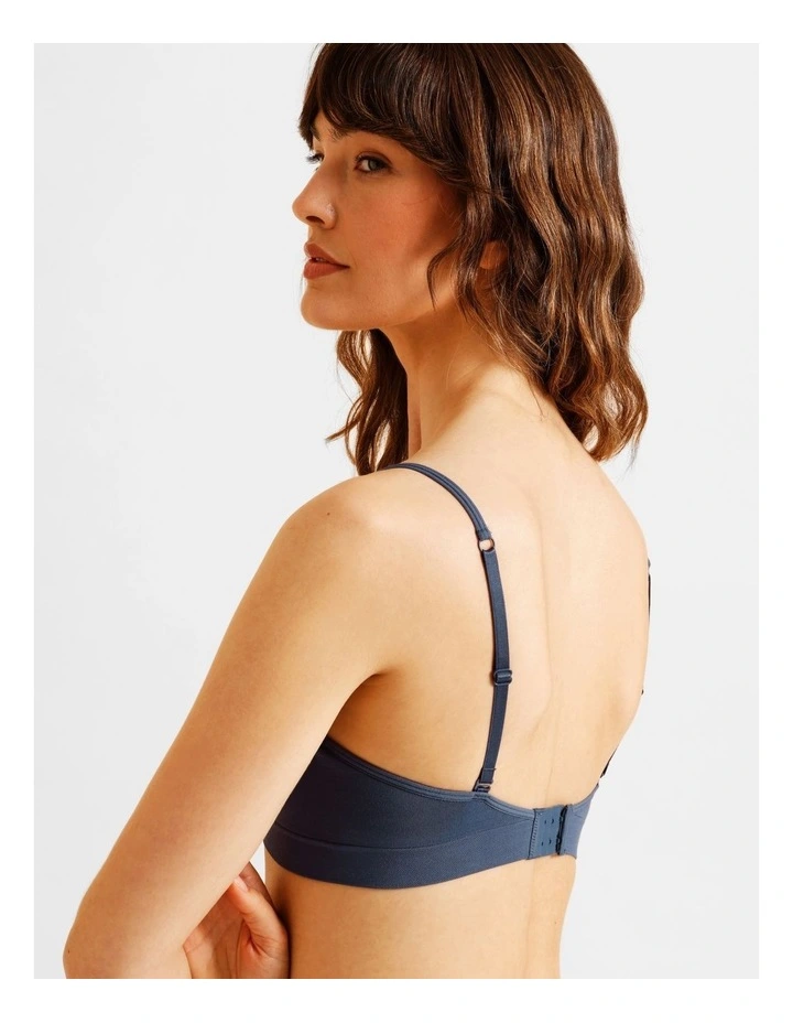 Seamless Padded Bralette in Blue image 5