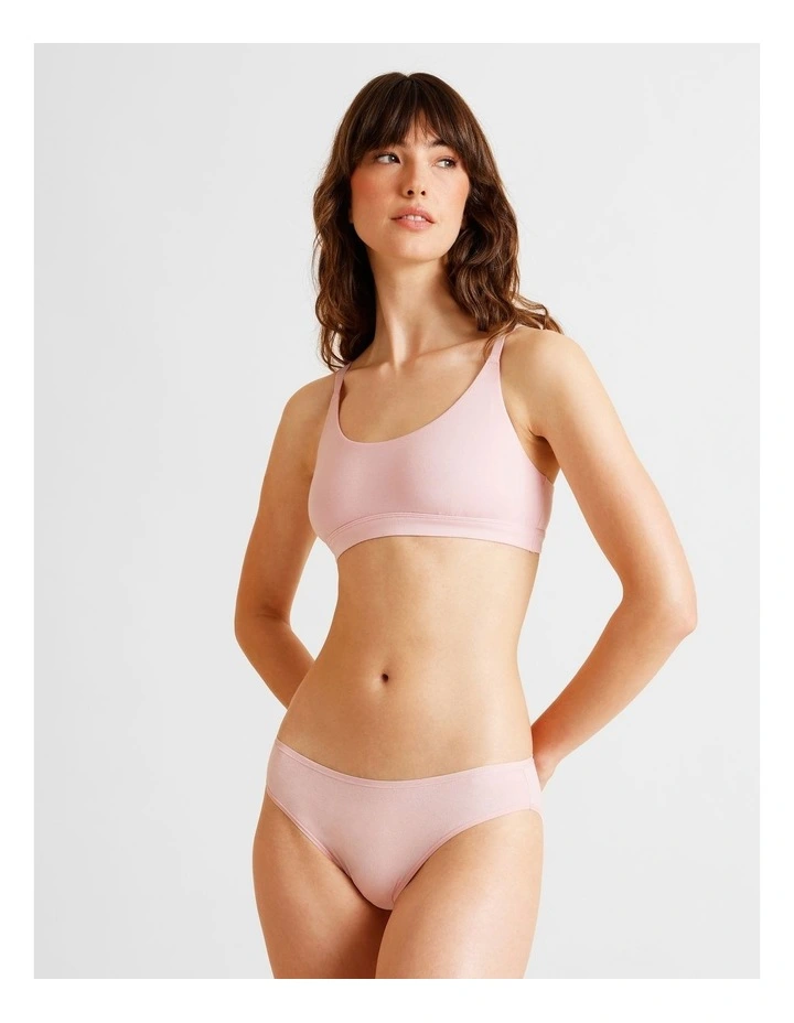 Soft Feel Scoop Bralette in Black image 1