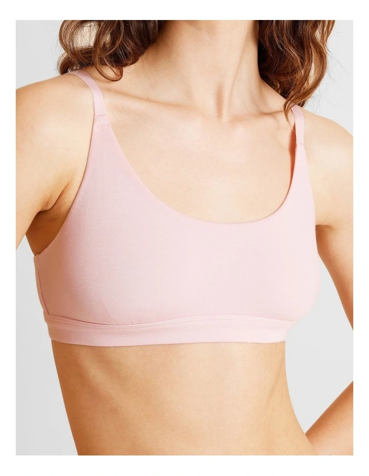 Soft Feel Scoop Bralette in Black image 5