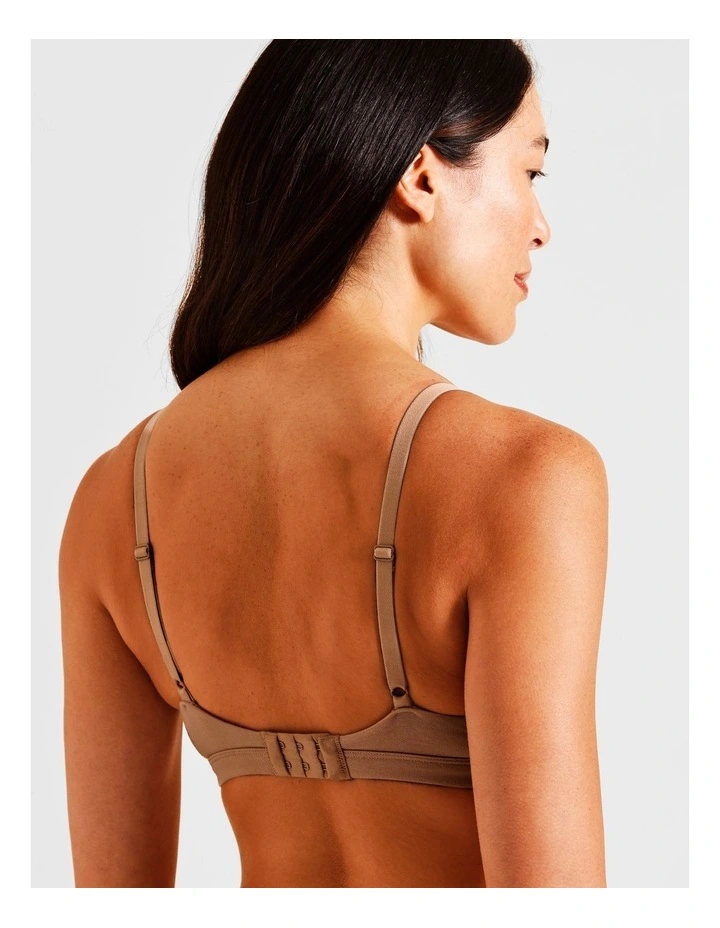 Soft Feel Triangle Bralette in Beige image 5