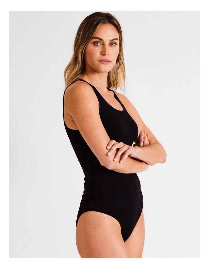 Seamless Tank in Black image 3