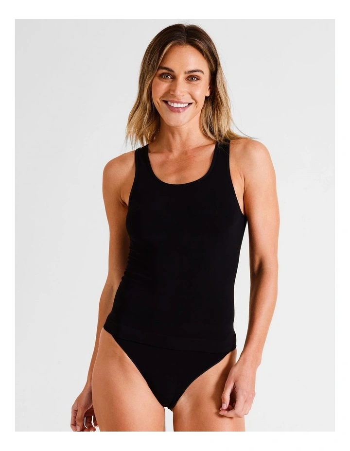 Seamless Tank in Black image 4