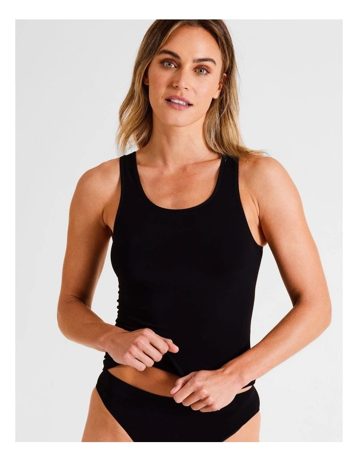 Seamless Tank in Black image 6