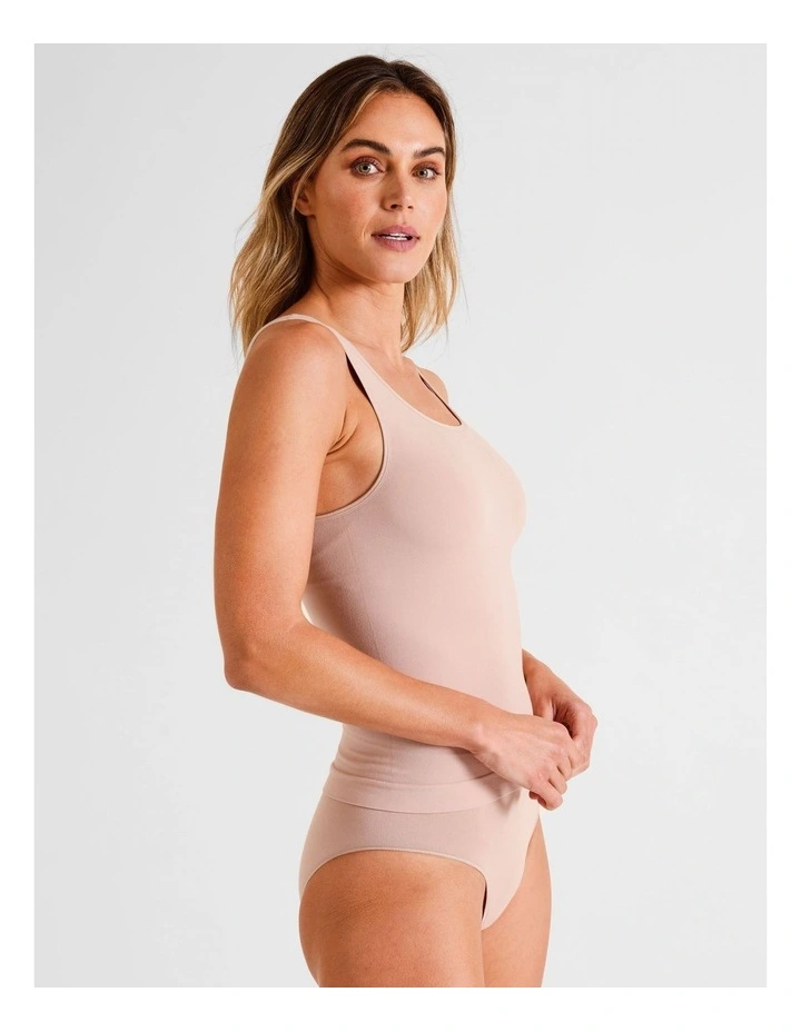 Seamless Tank in Beige image 1