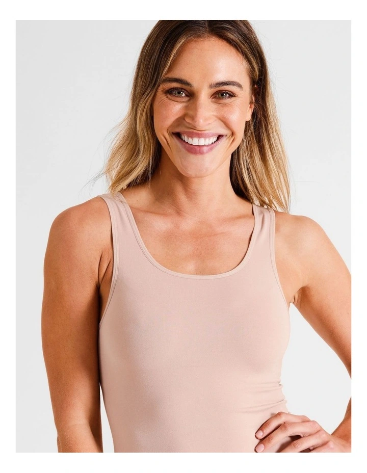Seamless Tank in Beige image 5