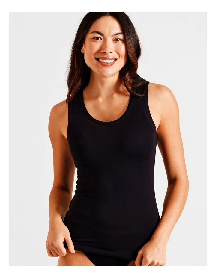 Soft Feel Tank in Black image 1