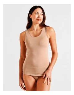 Soft Feel Tank in Beige