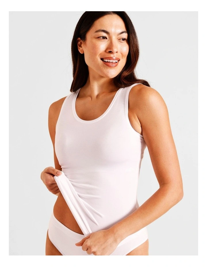 Soft Feel Tank in White image 1