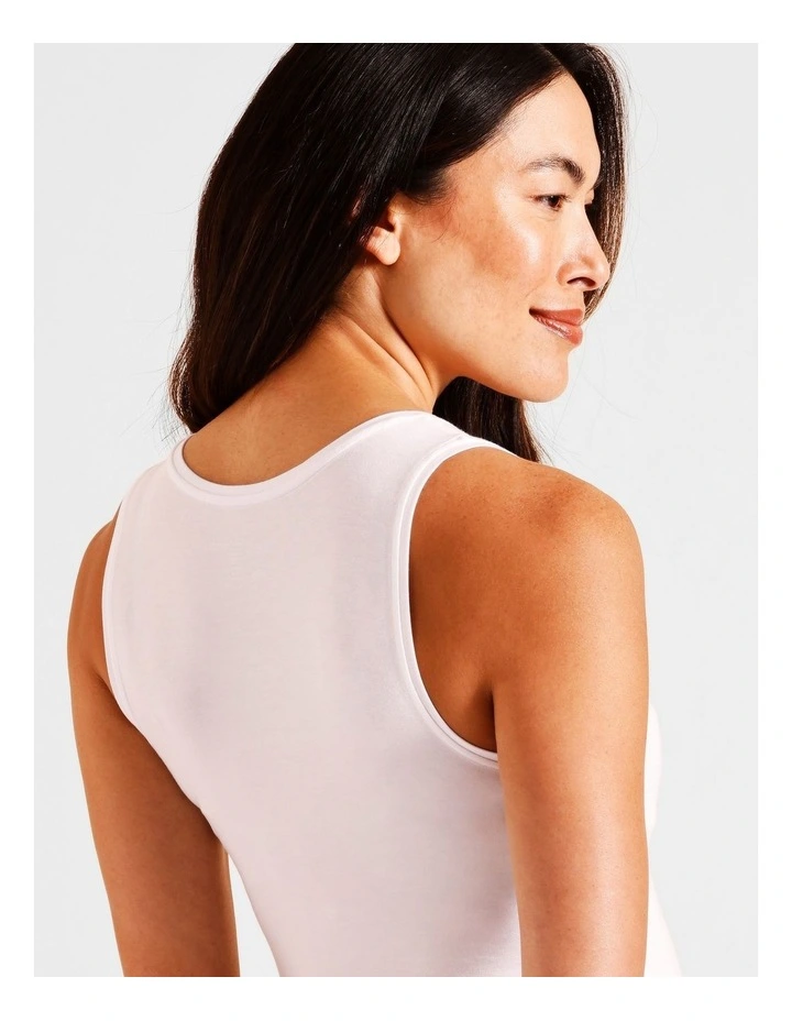Soft Feel Tank in White image 5