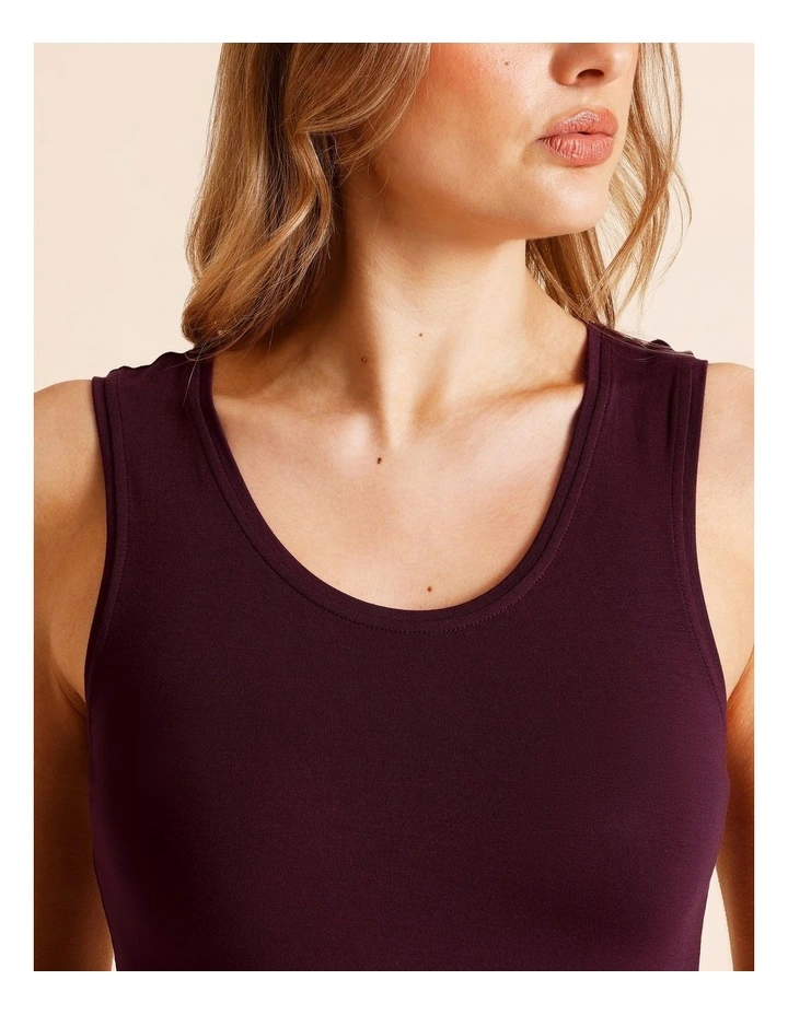 Soft Feel Tank in Black image 2