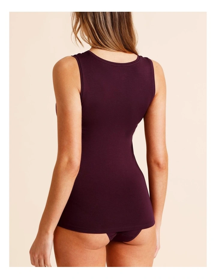 Soft Feel Tank in Black image 4