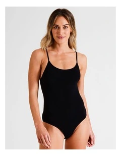 Seamless Bodysuit in Black