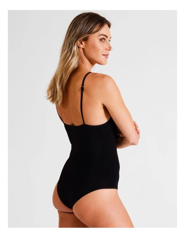 Seamless Bodysuit in Black image 6