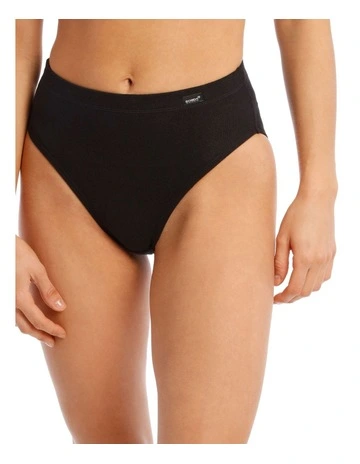 Cottontails High Cut Brief  Black W0M13H