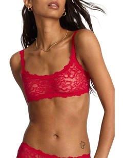 Icons Lace Scoop Bralette in Engine Room