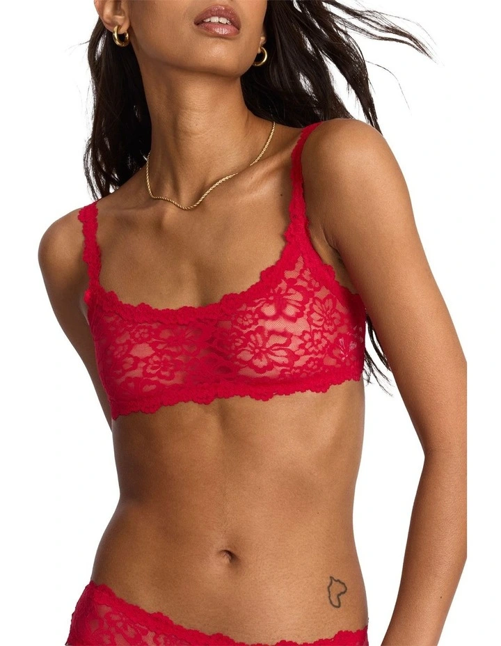 Icons Lace Scoop Bralette in Engine Room image 1