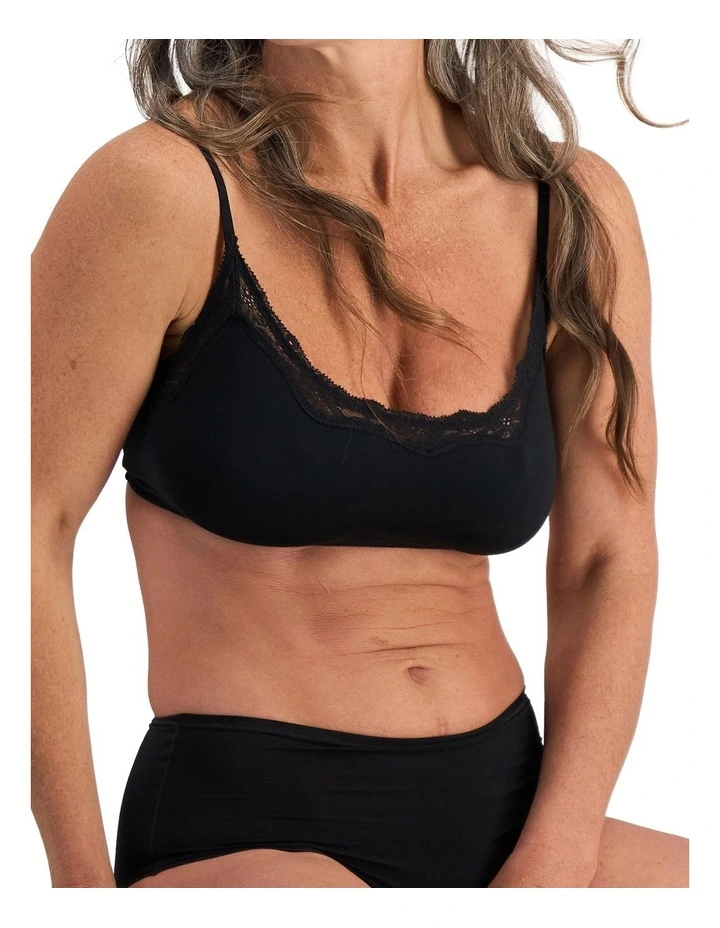 Bases Flex Lace Bralette in Black image 2