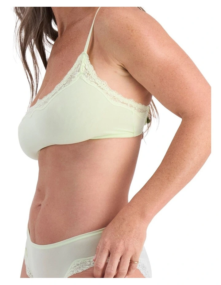 Bases Flex Lace Bralette in Cotton Kiwi Kiss image 3